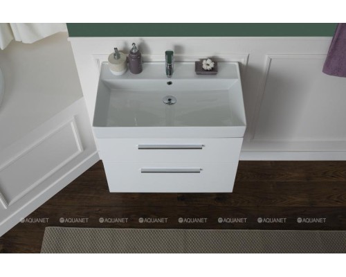 Мебель для ванной Aquanet Nova 75 белый (2 ящика) 243255 Мебель для ванной Aquanet Nova 75 белый (2 ящика) 243255