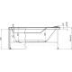 Фронтальный экран Aquanet West/Nord/Largo 140