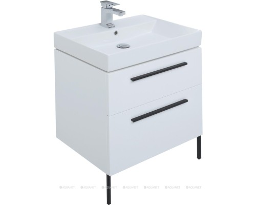 Мебель для ванной Aquanet Nova 60 белый (2 ящика) 246279 Мебель для ванной Aquanet Nova 60 белый (2 ящика) 246279