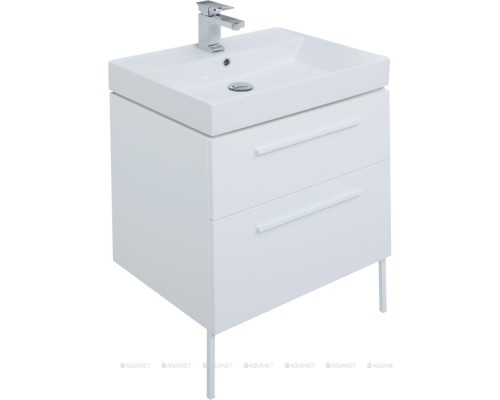 Мебель для ванной Aquanet Nova 60 белый (2 ящика) 246279 Мебель для ванной Aquanet Nova 60 белый (2 ящика) 246279