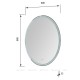 Зеркало Aquanet Комо NEW 6085 LED