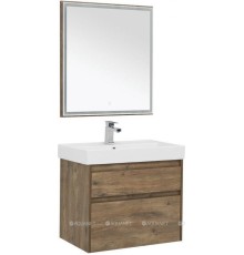 Мебель для ванной Aquanet Nova Lite 75 дуб рустикальный (2 ящика)