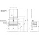 Тумба под раковину Aquanet Беркли 80 белый/дуб рошелье 254290