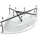 Акриловая ванна Aquanet Vista 150x150