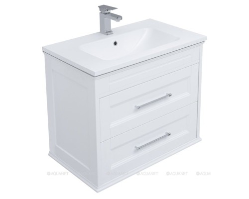 Мебель для ванной Aquanet Бостон М 80 белый( лит. мрамор) 259387