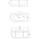 Акриловая ванна Aquanet Family Elegant B 180x80 3806-N-MW Matt Finish