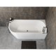 Акриловая ванна Aquanet Family Elegant B 180x80 3806-N-MW Matt Finish