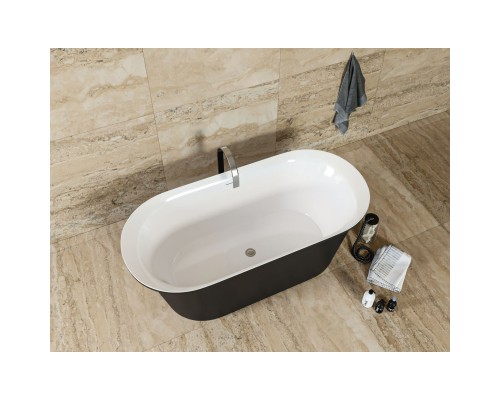 Акриловая ванна Aquanet Smart 170x78 88778-GB Gloss Finish черный глянец Акриловая ванна Aquanet Smart 170x78 88778-GB Gloss Finish черный глянец