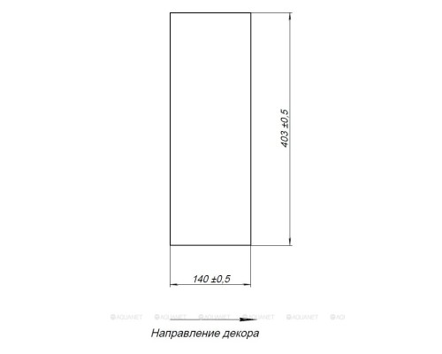 Столешница Aquanet Nova Lite Loft 75 L TF01 серый