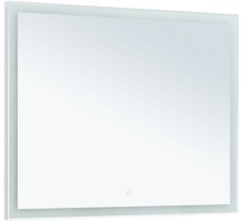 Зеркало Aquanet Гласс 120 белый LED 