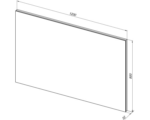 Зеркало Aquanet Гласс 120 белый LED 274009 Зеркало Aquanet Гласс 120 белый LED 274009