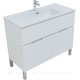 Мебель для ванной Aquanet Алвита New 100 1 ящик, 2 дверцы, белый матовый 274184
