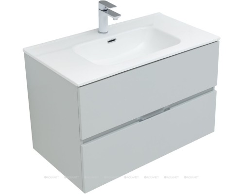 Мебель для ванной Aquanet Алвита New 80 2 ящика, серый 274204 Мебель для ванной Aquanet Алвита New 80 2 ящика, серый 274204