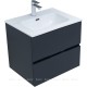 Мебель для ванной Aquanet Алвита New 60 2 ящика, антрацит 274219