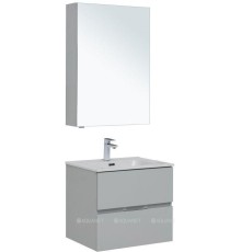 Мебель для ванной Aquanet Алвита New 60 2 ящика, серый