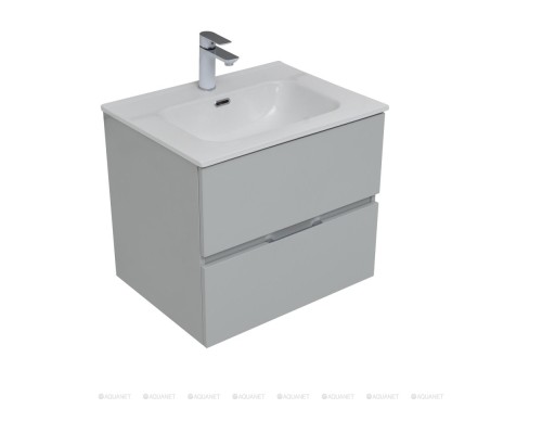 Мебель для ванной Aquanet Алвита New 60 2 ящика, серый 274224 Мебель для ванной Aquanet Алвита New 60 2 ящика, серый 274224