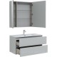 Мебель для ванной Aquanet Алвита New 100 2 ящика, серый 274528