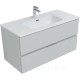 Мебель для ванной Aquanet Алвита New 100 2 ящика, серый 274528