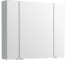Зеркальный шкаф Aquanet Алвита New 100 Серый 