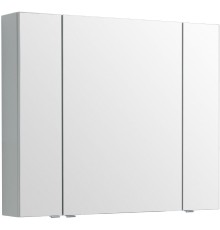 Зеркальный шкаф Aquanet Алвита New 100 Серый