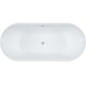 Акриловая ванна Aquanet Delight 170x78 черный матовый