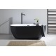 Акриловая ванна Aquanet Delight 170x78 черный матовый
