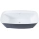 Акриловая ванна Aquanet Family Fine 170x78 95778-GW-MB Gloss Finish (панель Black matte)