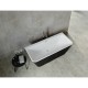 Акриловая ванна Aquanet Family Perfect 170x75 13775-MW-MB Matt Finish (панель Black matte)