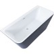 Акриловая ванна Aquanet Family Perfect 170x75 13775-MW-MB Matt Finish (панель Black matte)