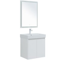 Мебель для ванной Aquanet Nova Lite 60 белый глянец (2 дверцы) 