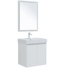 Мебель для ванной Aquanet Nova Lite 60 белый глянец (2 дверцы)