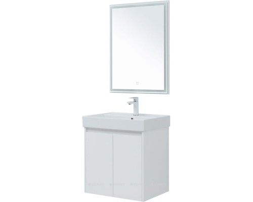 Мебель для ванной Aquanet Nova Lite 60 белый глянец (2 дверцы) 302532 Мебель для ванной Aquanet Nova Lite 60 белый глянец (2 дверцы) 302532