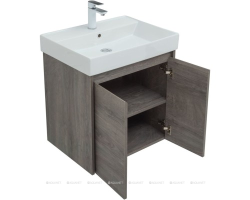 Мебель для ванной Aquanet Nova Lite 60 дуб рошелье (2 дверцы) 302533 Мебель для ванной Aquanet Nova Lite 60 дуб рошелье (2 дверцы) 302533