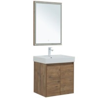 Мебель для ванной Aquanet Nova Lite 60 дуб рустикальный (2 дверцы) 