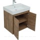Мебель для ванной Aquanet Nova Lite 60 дуб рустикальный (2 дверцы) 302534