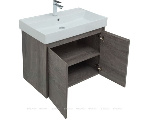 Мебель для ванной Aquanet Nova Lite 75 дуб рошелье (2 дверцы) 302536 Мебель для ванной Aquanet Nova Lite 75 дуб рошелье (2 дверцы) 302536