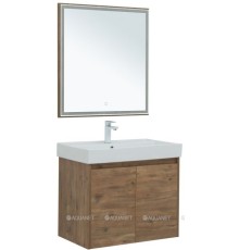 Мебель для ванной Aquanet Nova Lite 75 дуб рустикальный (2 дверцы)