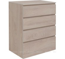 Комод Aquanet Сканди 800x480 Дуб эдгрейн (4 ящика) 