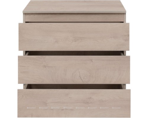 Комод Aquanet Сканди 800x480 Дуб эдгрейн (3 ящика) 302543 Комод Aquanet Сканди 800x480 Дуб эдгрейн (3 ящика) 302543