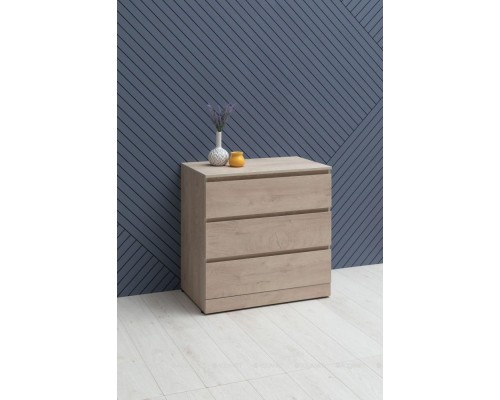 Комод Aquanet Сканди 800x480 Дуб эдгрейн (3 ящика) 302543 Комод Aquanet Сканди 800x480 Дуб эдгрейн (3 ящика) 302543