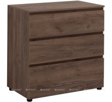 Комод Aquanet Сканди 800x480 Дуб крафт (3 ящика) 