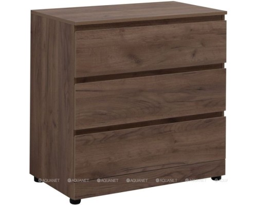 Комод Aquanet Сканди 800x480 Дуб крафт (3 ящика) 302544 Комод Aquanet Сканди 800x480 Дуб крафт (3 ящика) 302544