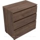 Комод Aquanet Сканди 800x480 Дуб крафт (3 ящика) 302544