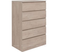 Комод Aquanet Сканди 800x480 Дуб эдгрейн (6 ящиков)