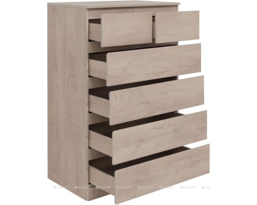 Комод Aquanet Сканди 800x480 Дуб эдгрейн (6 ящиков) 302545 Комод Aquanet Сканди 800x480 Дуб эдгрейн (6 ящиков) 302545