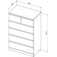 Комод Aquanet Сканди 800x480 Дуб эдгрейн (6 ящиков) 302545