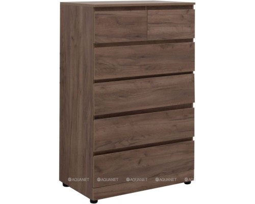 Комод Aquanet Сканди 800x480 Дуб крафт (6 ящиков) 302546 Комод Aquanet Сканди 800x480 Дуб крафт (6 ящиков) 302546
