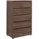 Комод Aquanet Сканди 800x480 Дуб крафт (6 ящиков) 302546