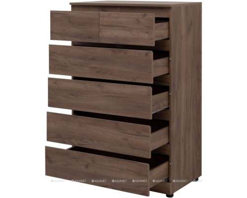 Комод Aquanet Сканди 800x480 Дуб крафт (6 ящиков) 302546 Комод Aquanet Сканди 800x480 Дуб крафт (6 ящиков) 302546