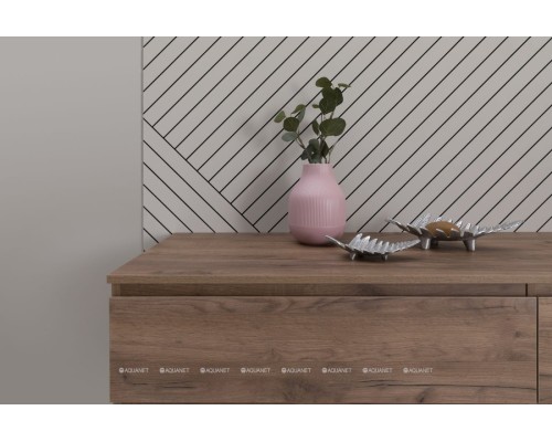 Комод Aquanet Сканди 1600x480 Дуб крафт (6 ящиков) 302548 Комод Aquanet Сканди 1600x480 Дуб крафт (6 ящиков) 302548